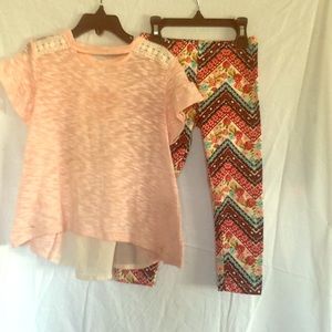 Forever Me, girls leggings/top outfit